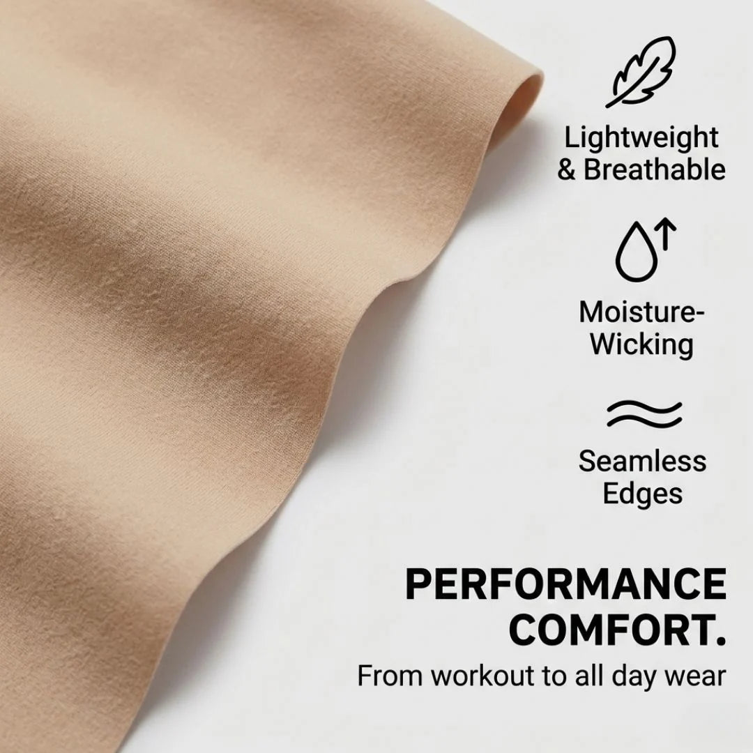 Invisible Camel Toe Thong – Seamless, Breathable, High-Rise