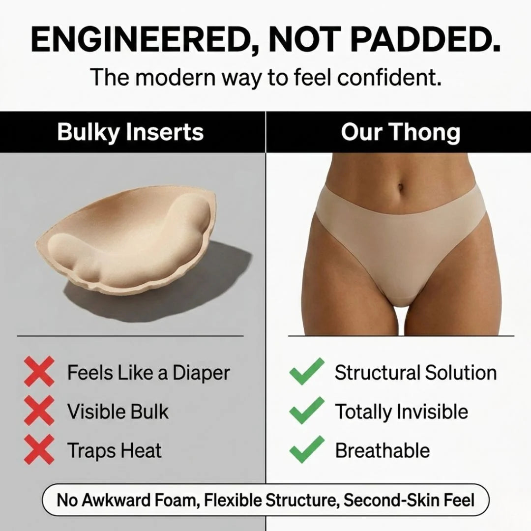 Invisible Camel Toe Thong – Seamless, Breathable, High-Rise