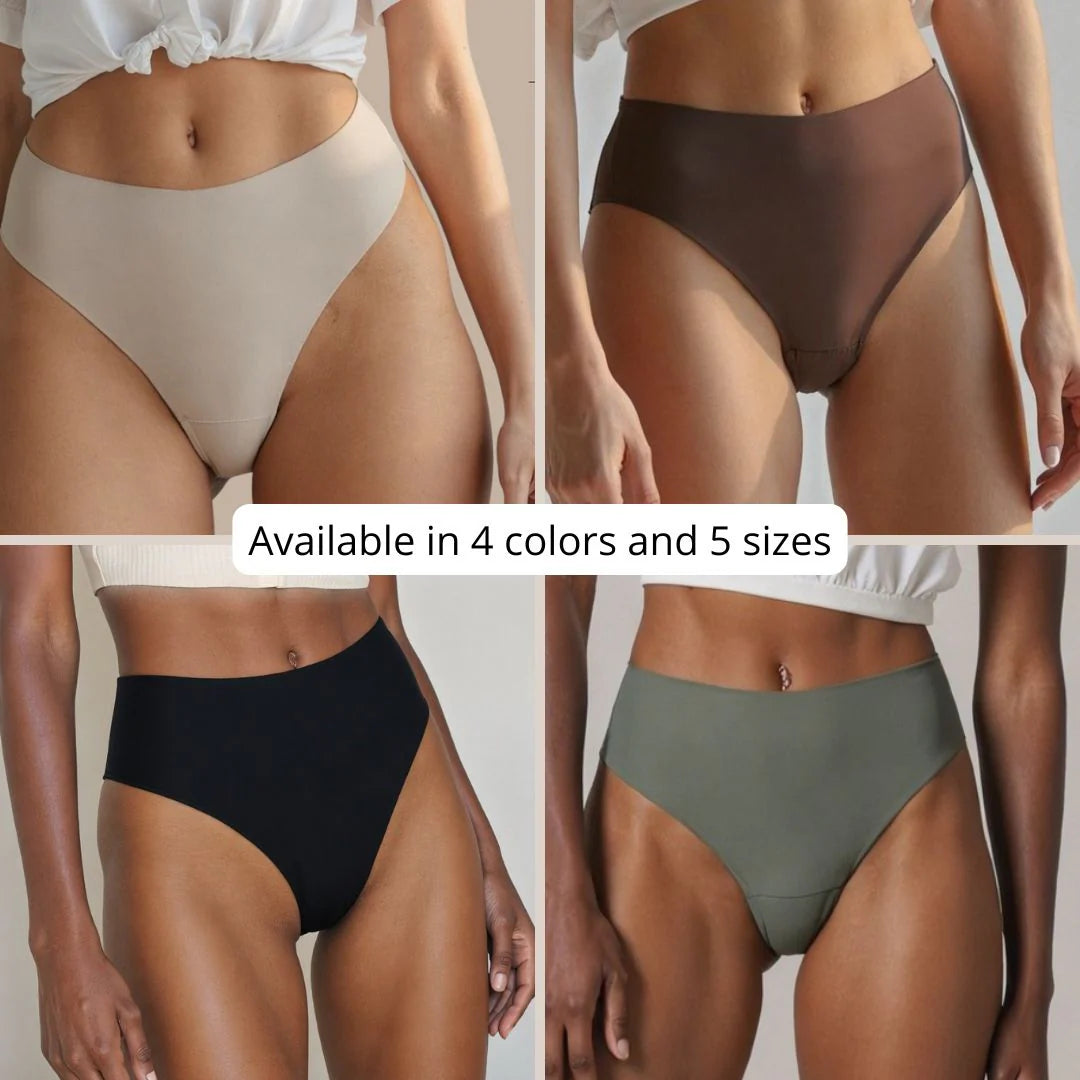 Invisible Camel Toe Thong – Seamless, Breathable, High-Rise